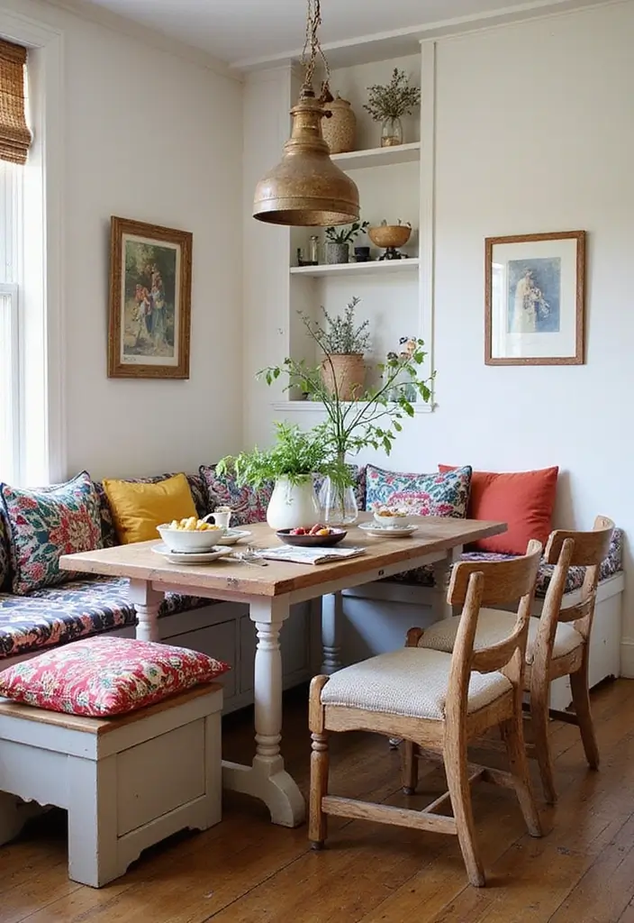 25 Boho Kitchen Ideas Full of Texture, Plants, and Personality 76 25 Boho Kitchen Ideas Full of Texture, Plants, and Personality - 12. Unique Seating Solutions