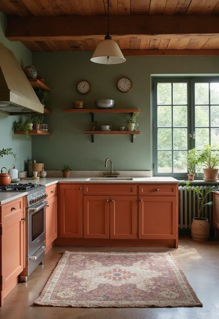 25 Boho Kitchen Ideas Full of Texture, Plants, and Personality 90 25 Boho Kitchen Ideas Full of Texture, Plants, and Personality - 14. Earthy Color Palettes