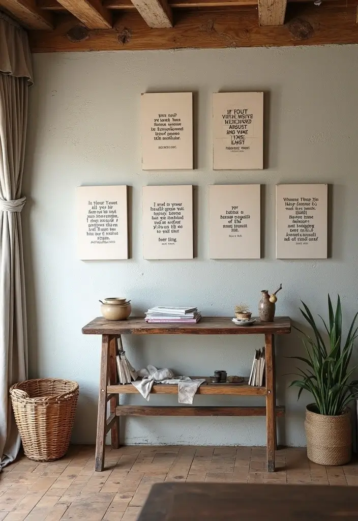 25 Canvas Photo Wall Ideas to Showcase Your Memories Beautifully 92 25 Canvas Photo Wall Ideas to Showcase Your Memories Beautifully - 14. Inspirational Quotes on Canvas