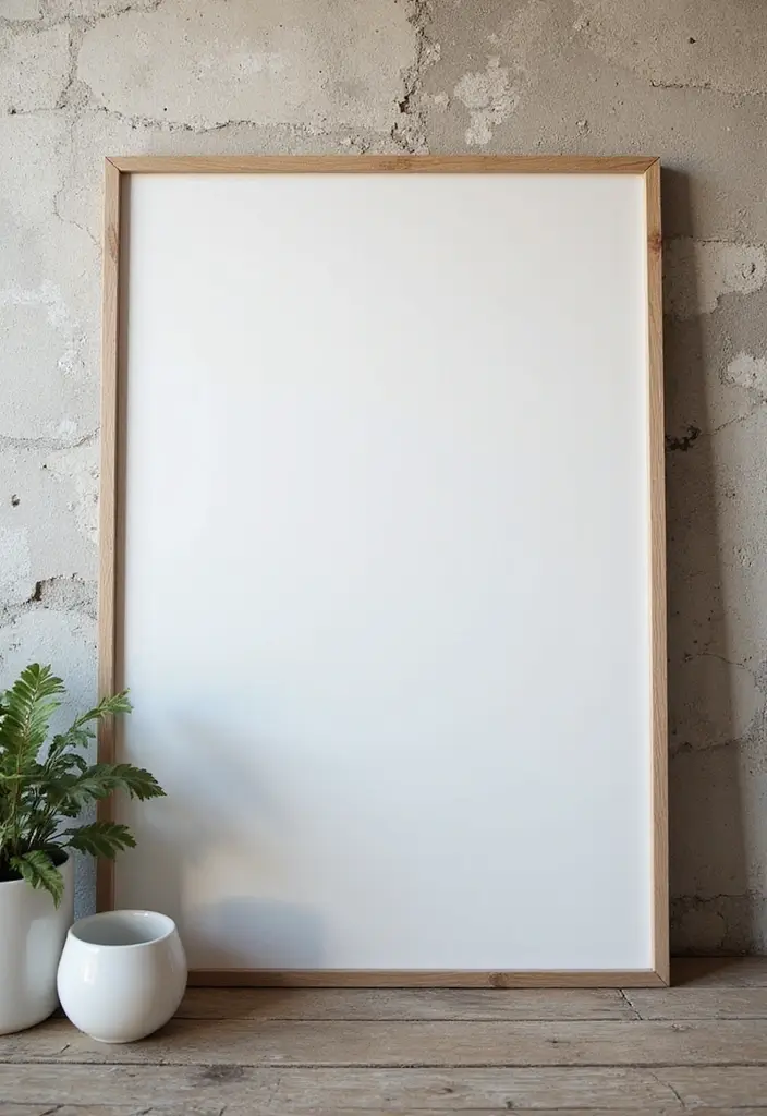 25 Canvas Photo Wall Ideas to Showcase Your Memories Beautifully 131 25 Canvas Photo Wall Ideas to Showcase Your Memories Beautifully - 20. Canvas Art with Clear Frames