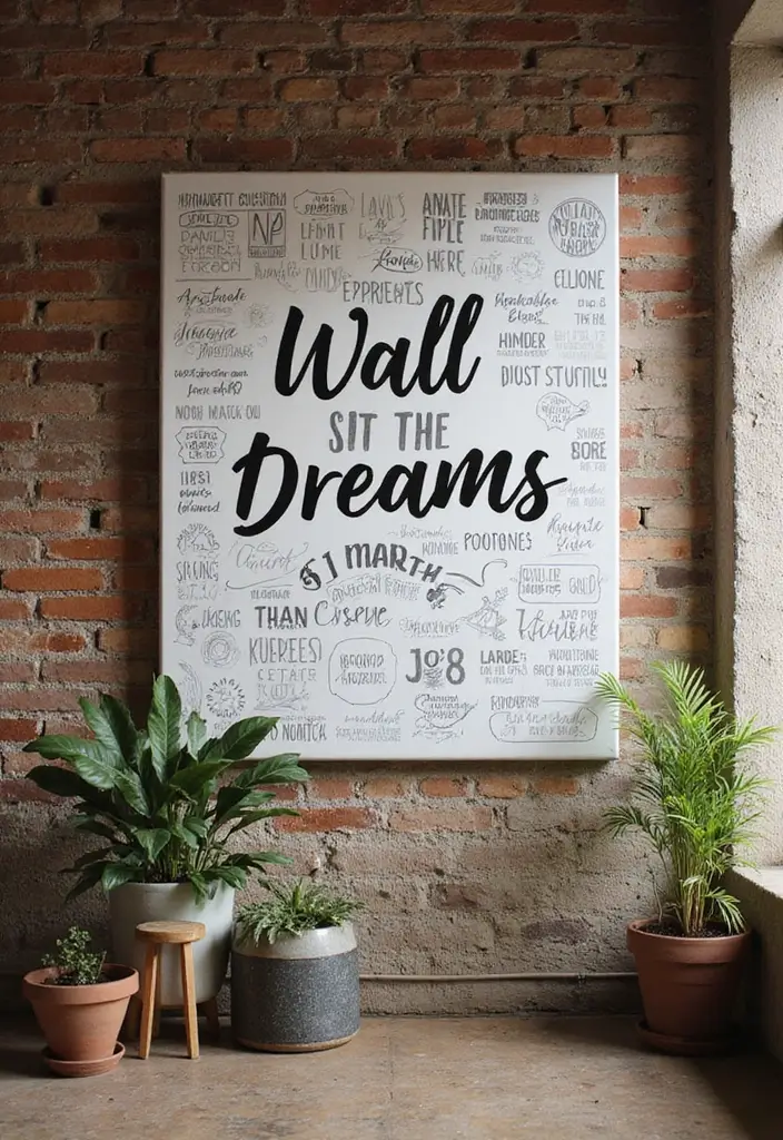 25 Canvas Photo Wall Ideas to Showcase Your Memories Beautifully 166 25 Canvas Photo Wall Ideas to Showcase Your Memories Beautifully - 25. Canvas Wall of Dreams
