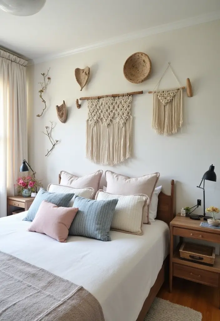 25 Coastal Bedroom Ideas That Bring the Beach Home 62 25 Coastal Bedroom Ideas That Bring the Beach Home - 10. Beachy Wall Decor