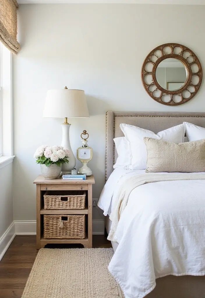 25 Coastal Bedroom Ideas That Bring the Beach Home 97 25 Coastal Bedroom Ideas That Bring the Beach Home - 15. Functional Yet Chic Storage