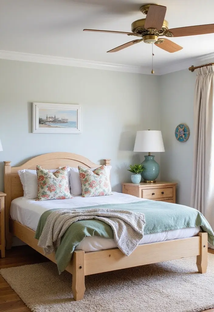 25 Coastal Bedroom Ideas That Bring the Beach Home 139 25 Coastal Bedroom Ideas That Bring the Beach Home - 21. Light Wood Furniture