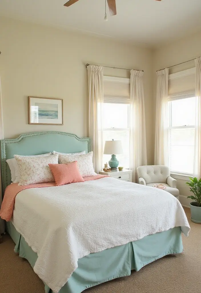 25 Coastal Bedroom Ideas That Bring the Beach Home 48 25 Coastal Bedroom Ideas That Bring the Beach Home - 8. Coastal Color Palettes