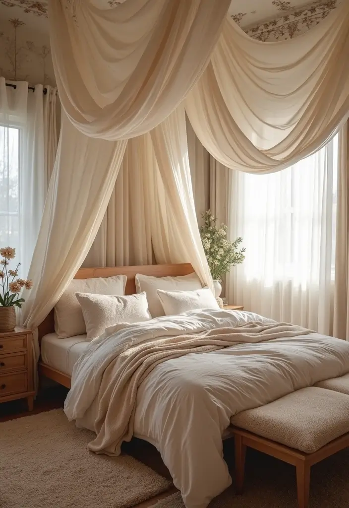 25 Cozy Bedroom Ideas That Make Your Space Feel Like a Retreat 15 25 Cozy Bedroom Ideas That Make Your Space Feel Like a Retreat - 3. Soft Textiles Layering