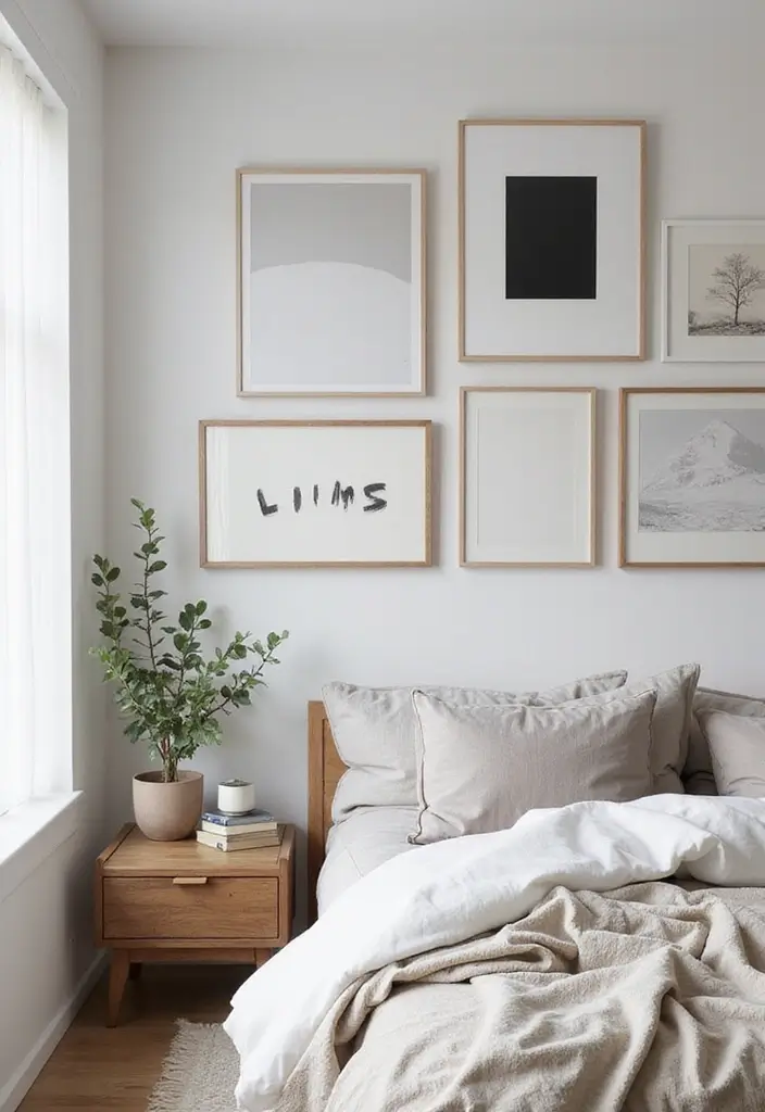 25 Creative Pictures On Wall Ideas For A Stylish Home Glow-Up 127 25 Creative Pictures On Wall Ideas For A Stylish Home Glow-Up - 19. Monochrome Magic