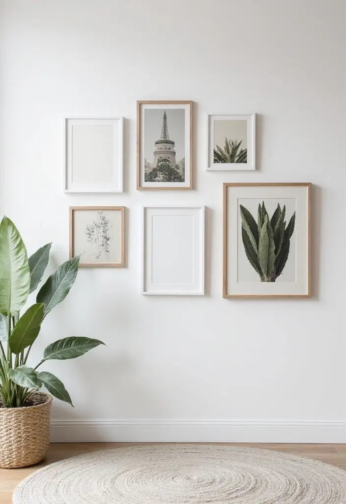 25 Creative Pictures On Wall Ideas For A Stylish Home Glow-Up 141 25 Creative Pictures On Wall Ideas For A Stylish Home Glow-Up - 21. Artistic Grids