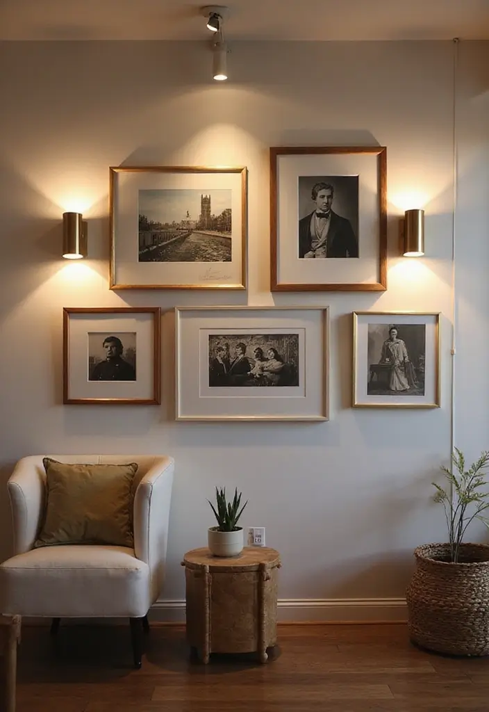 25 Creative Pictures On Wall Ideas For A Stylish Home Glow-Up 155 25 Creative Pictures On Wall Ideas For A Stylish Home Glow-Up - 23. Art and Light