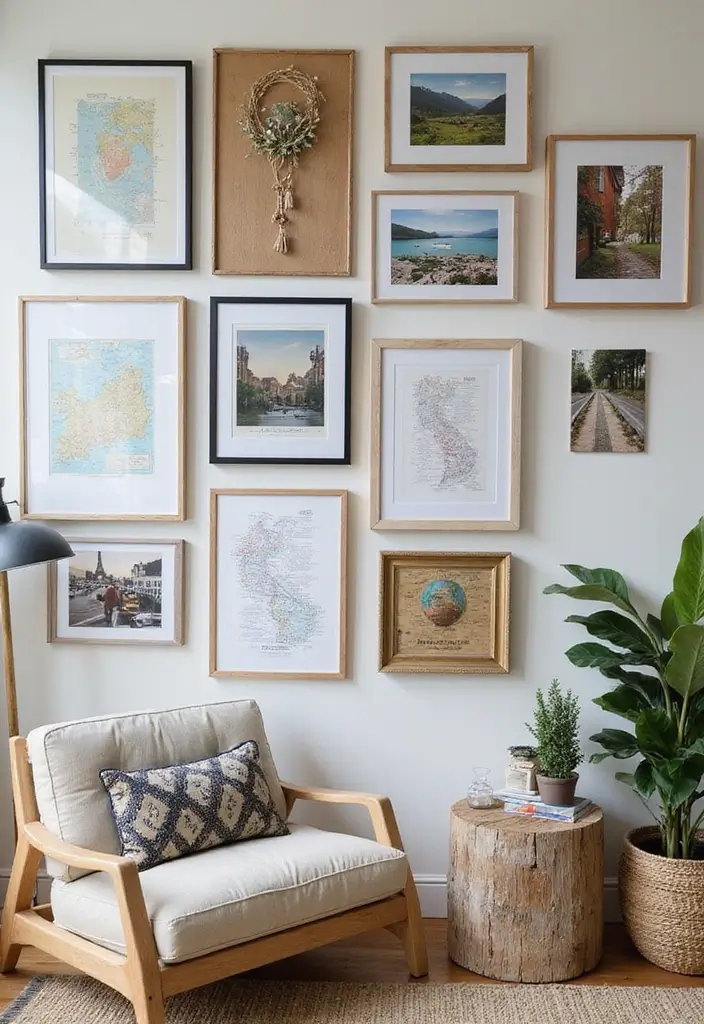 25 Creative Pictures On Wall Ideas For A Stylish Home Glow-Up 22 25 Creative Pictures On Wall Ideas For A Stylish Home Glow-Up - 4. Thematic Storytelling