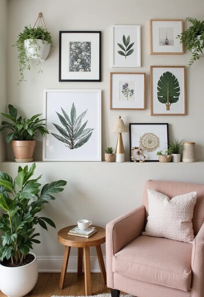 25 Creative Pictures On Wall Ideas For A Stylish Home Glow-Up 36 25 Creative Pictures On Wall Ideas For A Stylish Home Glow-Up - 6. Gallery Ledges