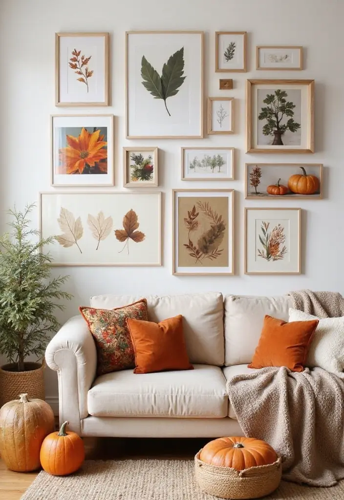 25 Creative Pictures On Wall Ideas For A Stylish Home Glow-Up 50 25 Creative Pictures On Wall Ideas For A Stylish Home Glow-Up - 8. Seasonal Decor Swaps