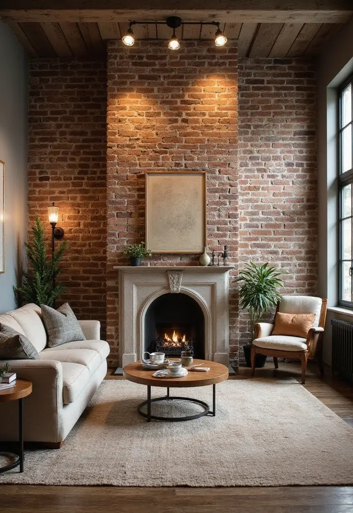 25 DIY Accent Wall Ideas That Instantly Upgrade Any Room 80 25 DIY Accent Wall Ideas That Instantly Upgrade Any Room - 12. Reclaimed Brick Wall