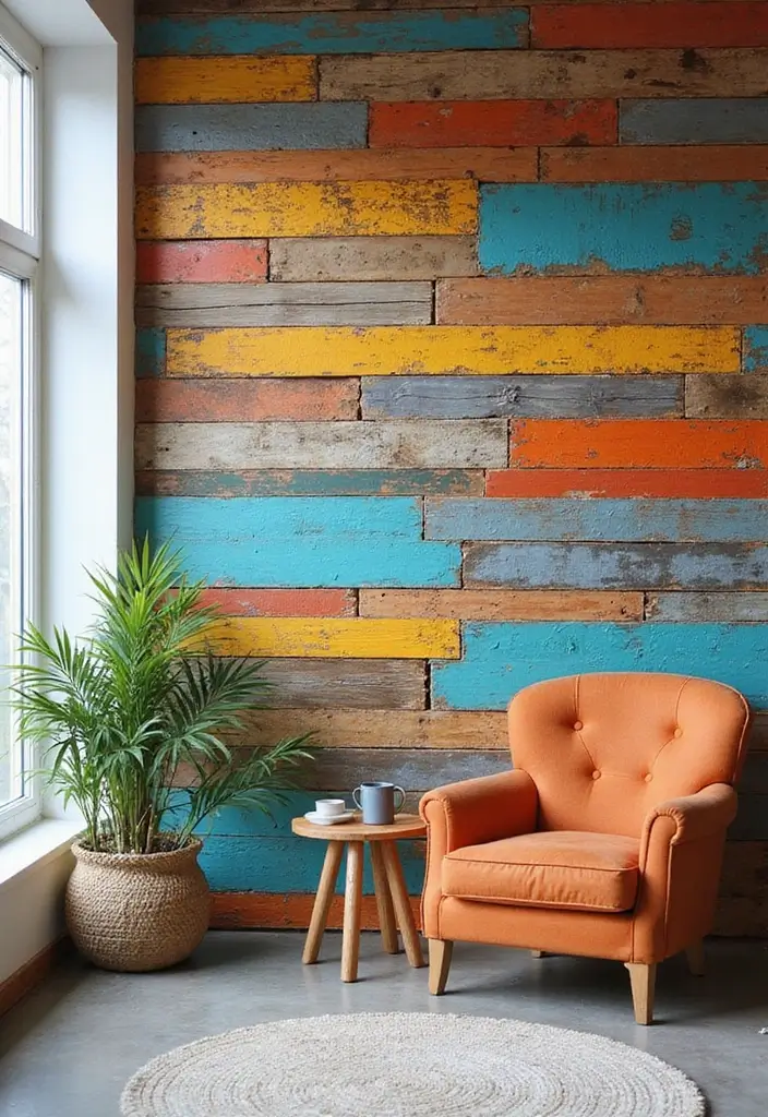 25 DIY Accent Wall Ideas That Instantly Upgrade Any Room 87 25 DIY Accent Wall Ideas That Instantly Upgrade Any Room - 13. Painted Pallet Wall
