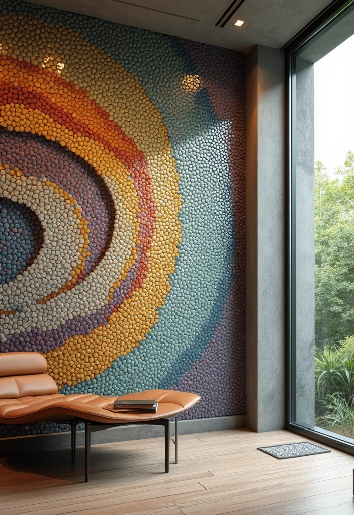 25 DIY Accent Wall Ideas That Instantly Upgrade Any Room 43 25 DIY Accent Wall Ideas That Instantly Upgrade Any Room - 7. Mosaic Tile Wall