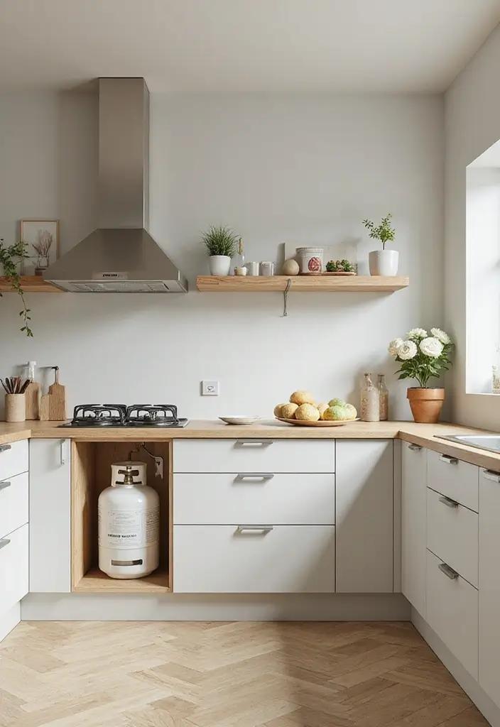 25 Gas Cylinder Storage Ideas in Kitchen for Safety and Style 84 25 Gas Cylinder Storage Ideas in Kitchen for Safety and Style - 14. Eco-Friendly Container Storage