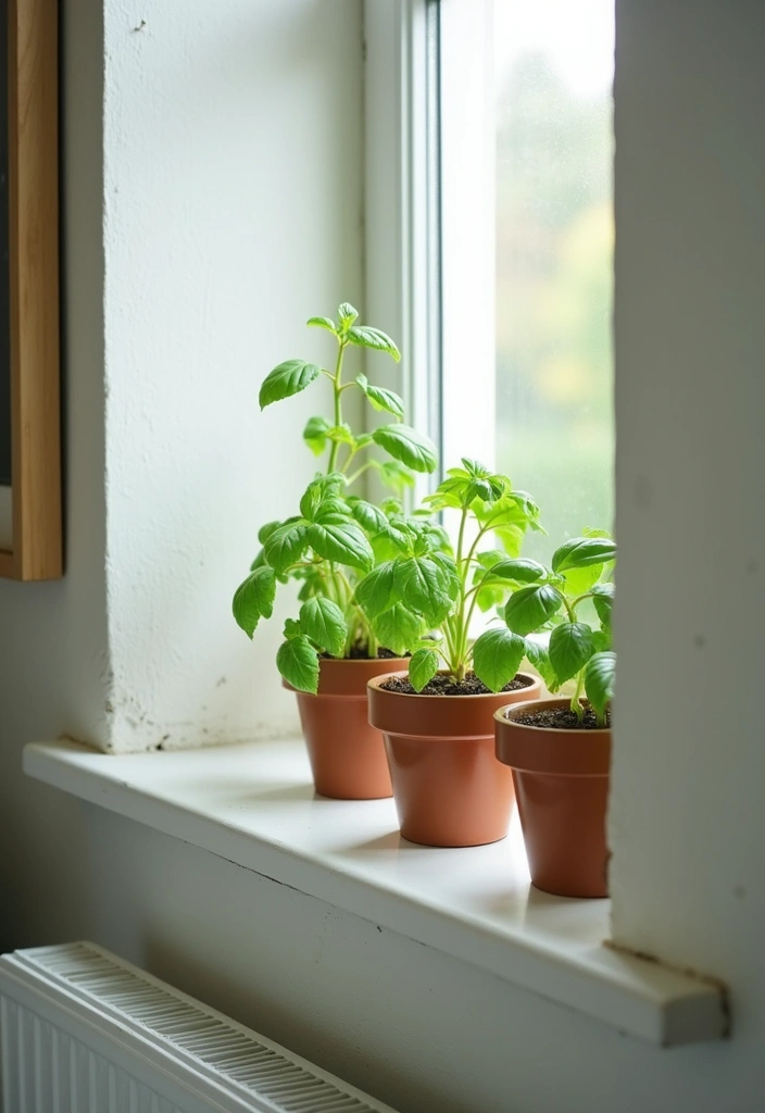 25 Green Bathroom Ideas Bringing Nature Indoors 127 25 Green Bathroom Ideas Bringing Nature Indoors - 19. Indoor Herb Garden