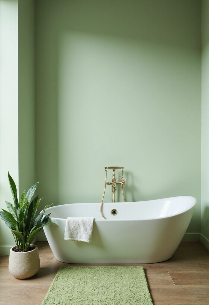 25 Green Bathroom Ideas Bringing Nature Indoors 155 25 Green Bathroom Ideas Bringing Nature Indoors - 23. Eco-Friendly Paint