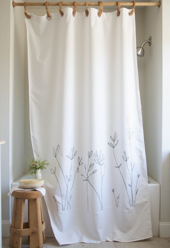 25 Green Bathroom Ideas Bringing Nature Indoors 50 25 Green Bathroom Ideas Bringing Nature Indoors - 8. Sustainable Shower Curtains