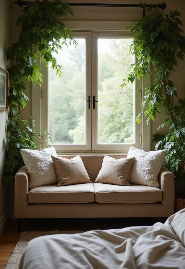 25 Green Bedroom Ideas That Bring Nature Indoors 61 25 Green Bedroom Ideas That Bring Nature Indoors - 13. Creating a Cozy Reading Nook