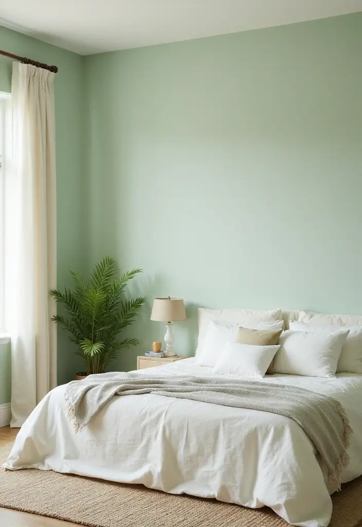 25 Green Bedroom Ideas That Bring Nature Indoors 92 25 Green Bedroom Ideas That Bring Nature Indoors - 18. Organic Paints for the Walls