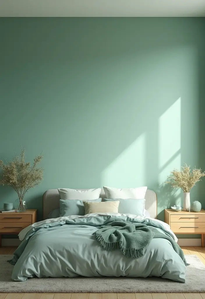 25 Green Bedroom Ideas That Bring Nature Indoors 26 25 Green Bedroom Ideas That Bring Nature Indoors - 6. Serene Bedroom Color Schemes