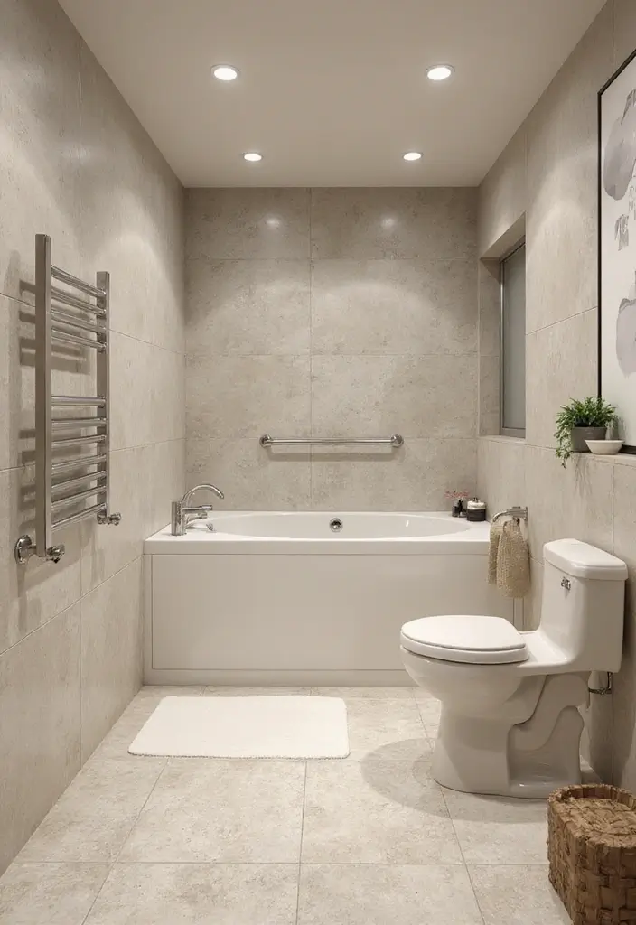 25 Handicapped Bathroom Ideas That Are Safe, Chic, and Accessible - 12. Well-Planned Layouts