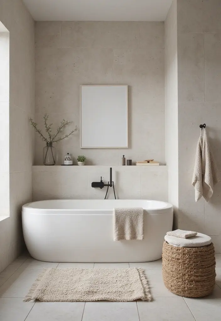 25 Handicapped Bathroom Ideas That Are Safe, Chic, and Accessible - 13. Textured Accessories