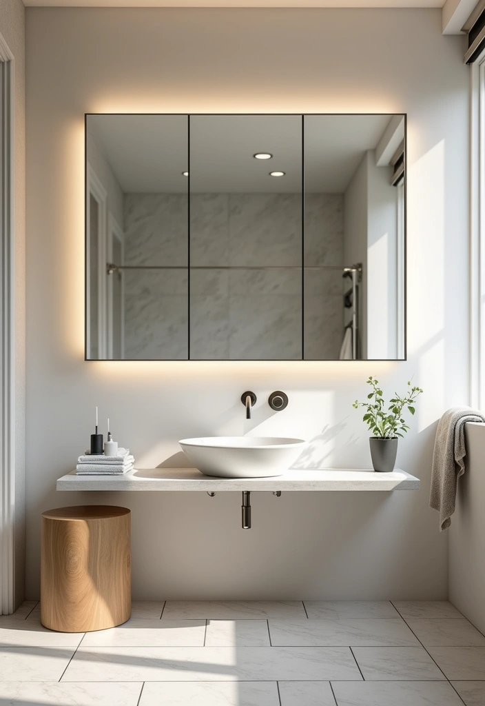 25 Handicapped Bathroom Ideas That Are Safe, Chic, and Accessible - 14. Beautiful Mirrors