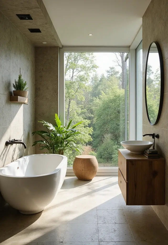25 Handicapped Bathroom Ideas That Are Safe, Chic, and Accessible - 16. Eco-Friendly Features