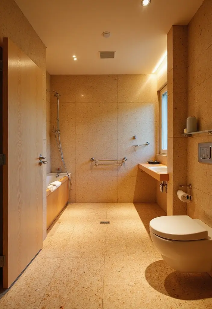 25 Handicapped Bathroom Ideas That Are Safe, Chic, and Accessible - 23. Radiant Heating