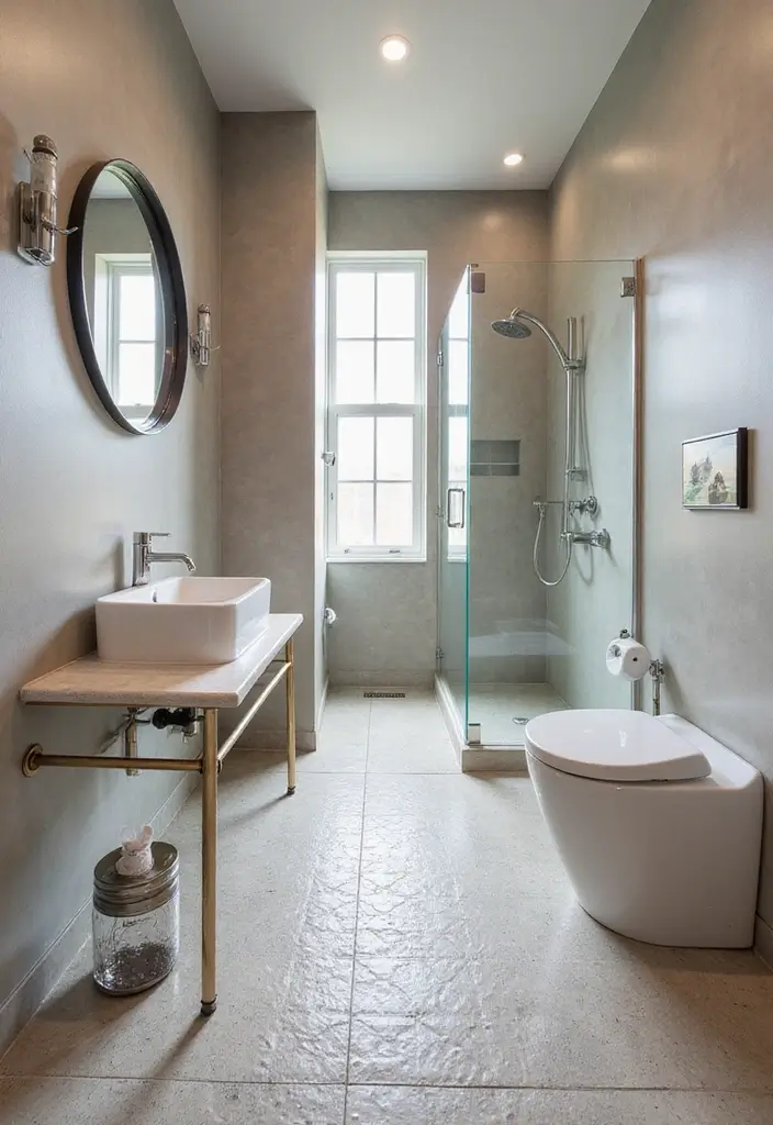 25 Handicapped Bathroom Ideas That Are Safe, Chic, and Accessible - 4. Non-slip Flooring