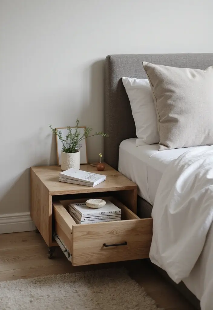 25 Ikea Storage Ideas for Smart and Affordable Organization 18 25 Ikea Storage Ideas for Smart and Affordable Organization - 4. FJÄDERMOLN Bedside Storage