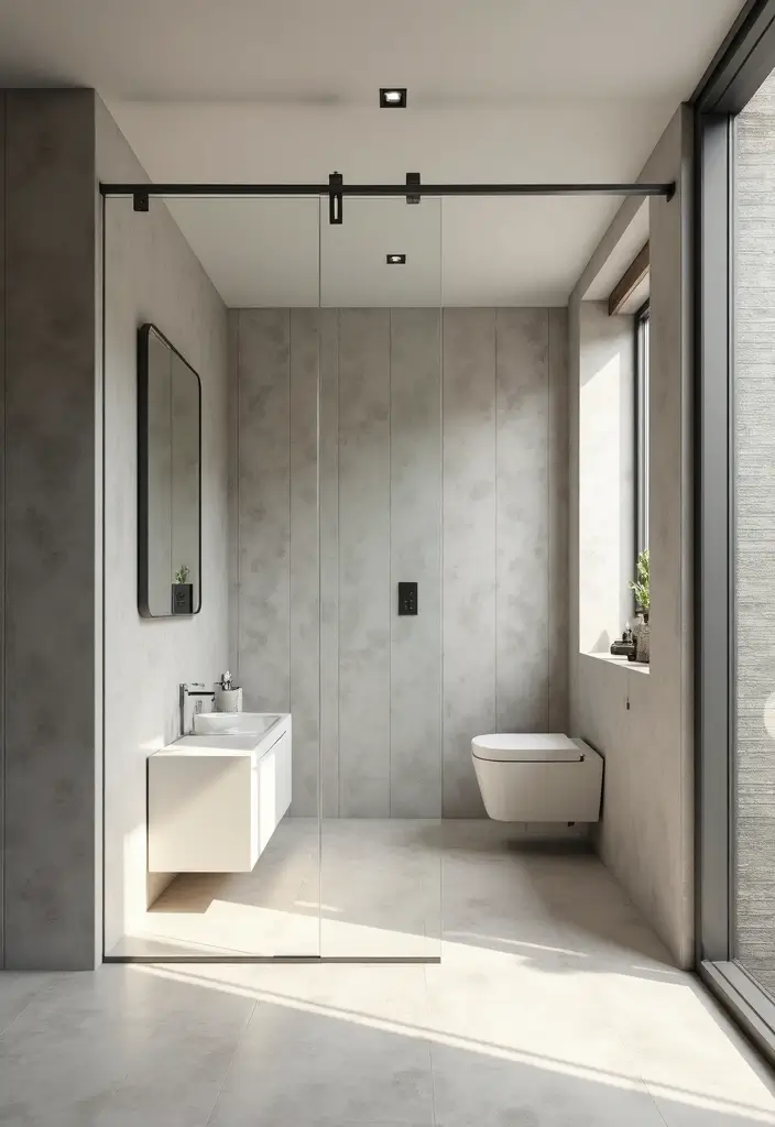 25 Light Bathroom Ideas That Instantly Brighten and Open Up Your Space 83 25 Light Bathroom Ideas That Instantly Brighten and Open Up Your Space - 13. Sliding Doors to Save Space