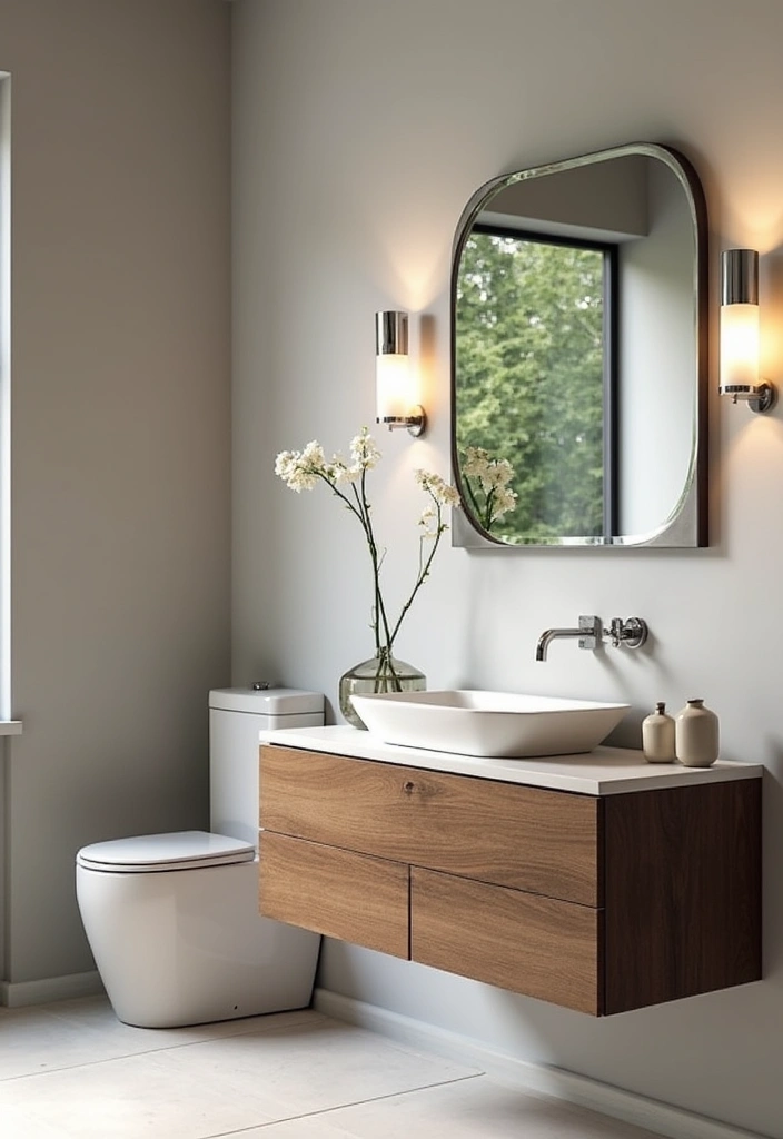 25 Light Bathroom Ideas That Instantly Brighten and Open Up Your Space 90 25 Light Bathroom Ideas That Instantly Brighten and Open Up Your Space - 14. Floating Vanities for Modern Appeal