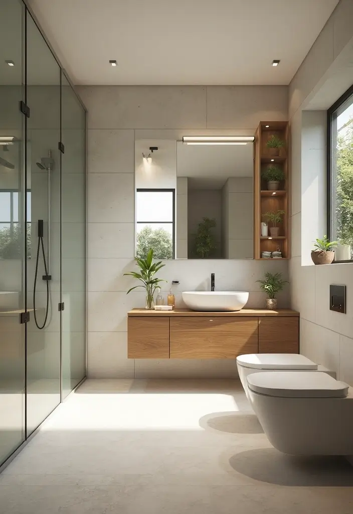 25 Light Bathroom Ideas That Instantly Brighten and Open Up Your Space 97 25 Light Bathroom Ideas That Instantly Brighten and Open Up Your Space - 15. Water-Saving Fixtures for Sustainability