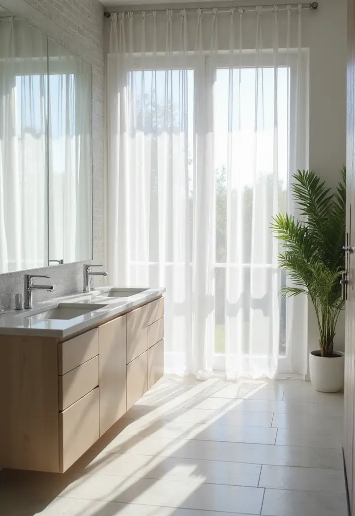 25 Light Bathroom Ideas That Instantly Brighten and Open Up Your Space 8 25 Light Bathroom Ideas That Instantly Brighten and Open Up Your Space - 2. Maximizing Natural Light