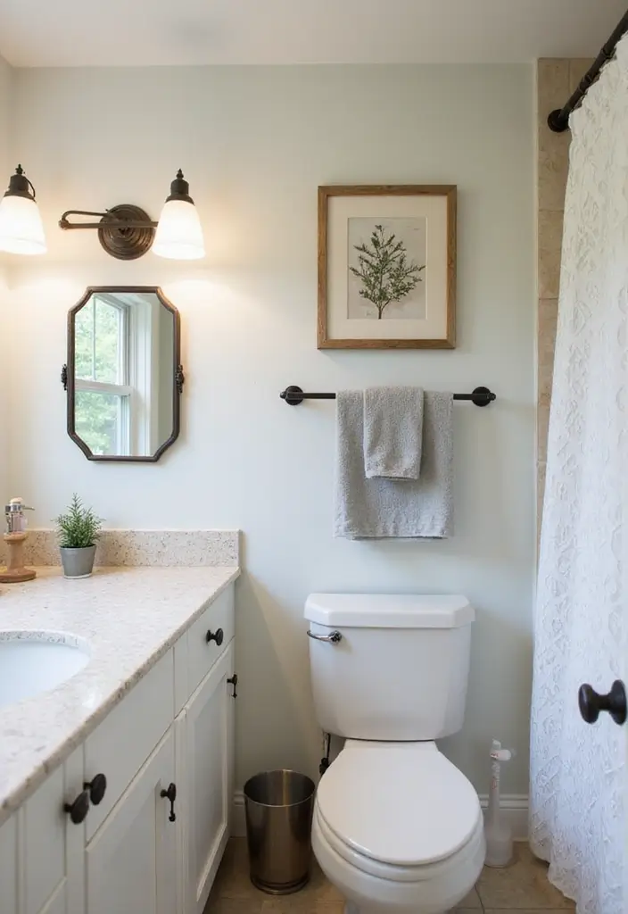 25 Light Bathroom Ideas That Instantly Brighten and Open Up Your Space 146 25 Light Bathroom Ideas That Instantly Brighten and Open Up Your Space - 22. Utilize Wall Space Wisely