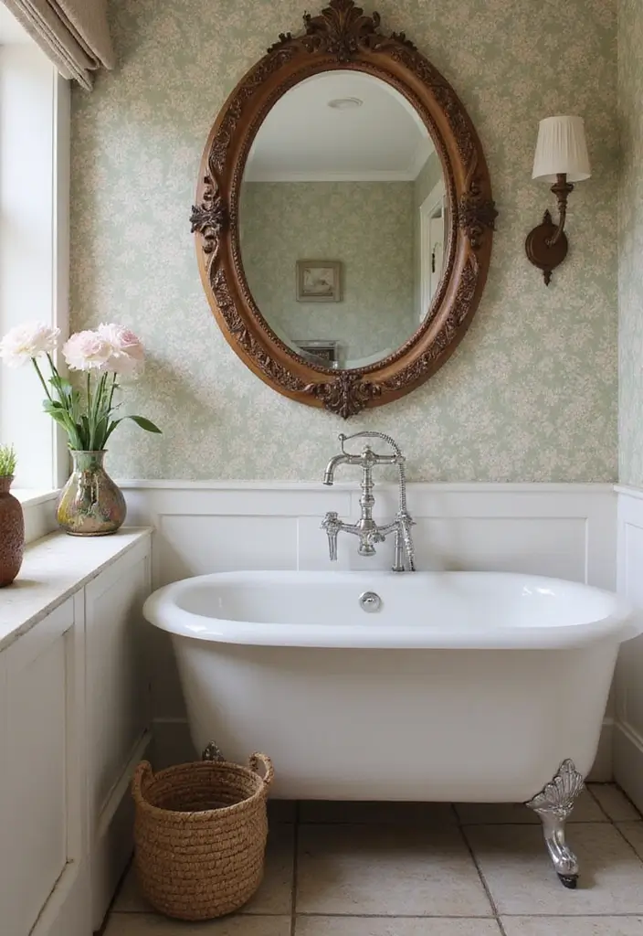 25 Men's Bathroom Ideas With Bold Minimalist Style 62 25 Men's Bathroom Ideas With Bold Minimalist Style - 10. Vintage Inspired Accents