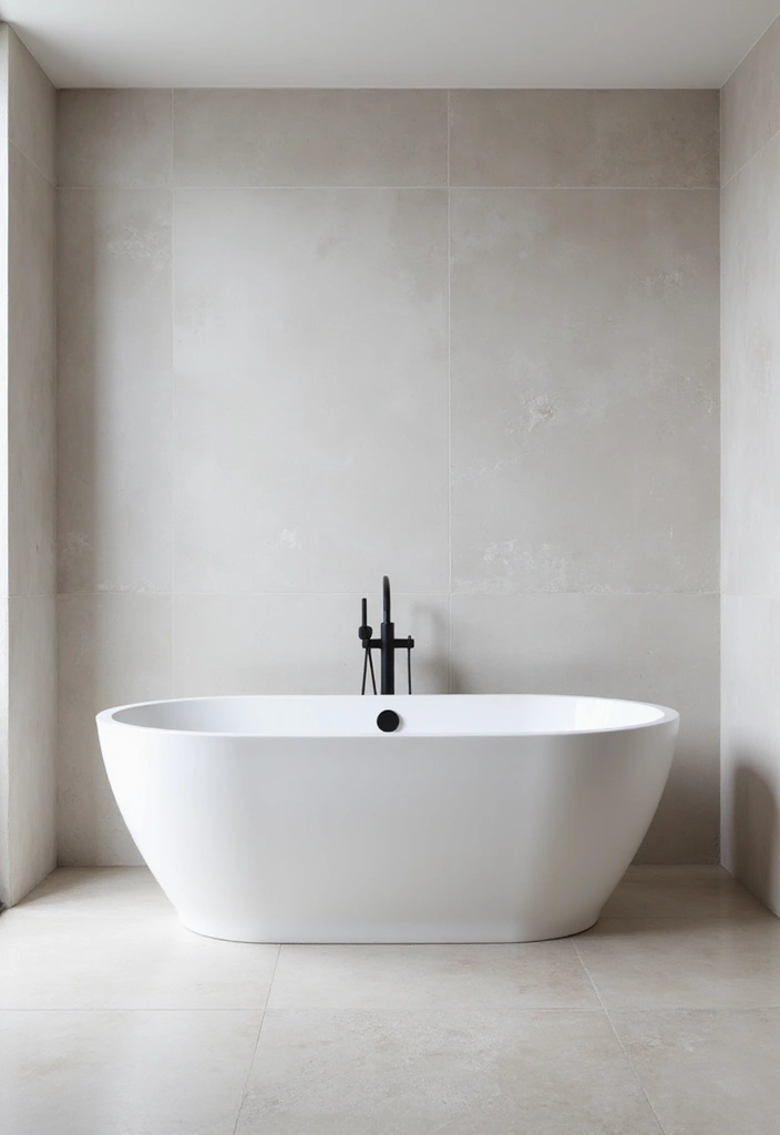 25 Men's Bathroom Ideas With Bold Minimalist Style 76 25 Men's Bathroom Ideas With Bold Minimalist Style - 12. Minimalist Bathtubs