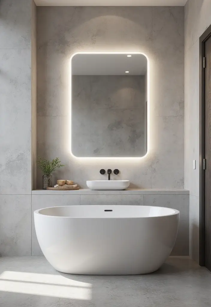 25 Men's Bathroom Ideas With Bold Minimalist Style 116 25 Men's Bathroom Ideas With Bold Minimalist Style - 18. Smart Technology Integration