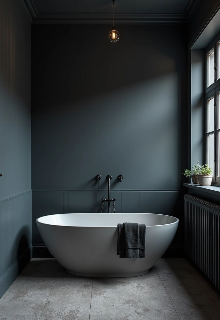 25 Men's Bathroom Ideas With Bold Minimalist Style 163 25 Men's Bathroom Ideas With Bold Minimalist Style - 25. Masculine Wall Colors