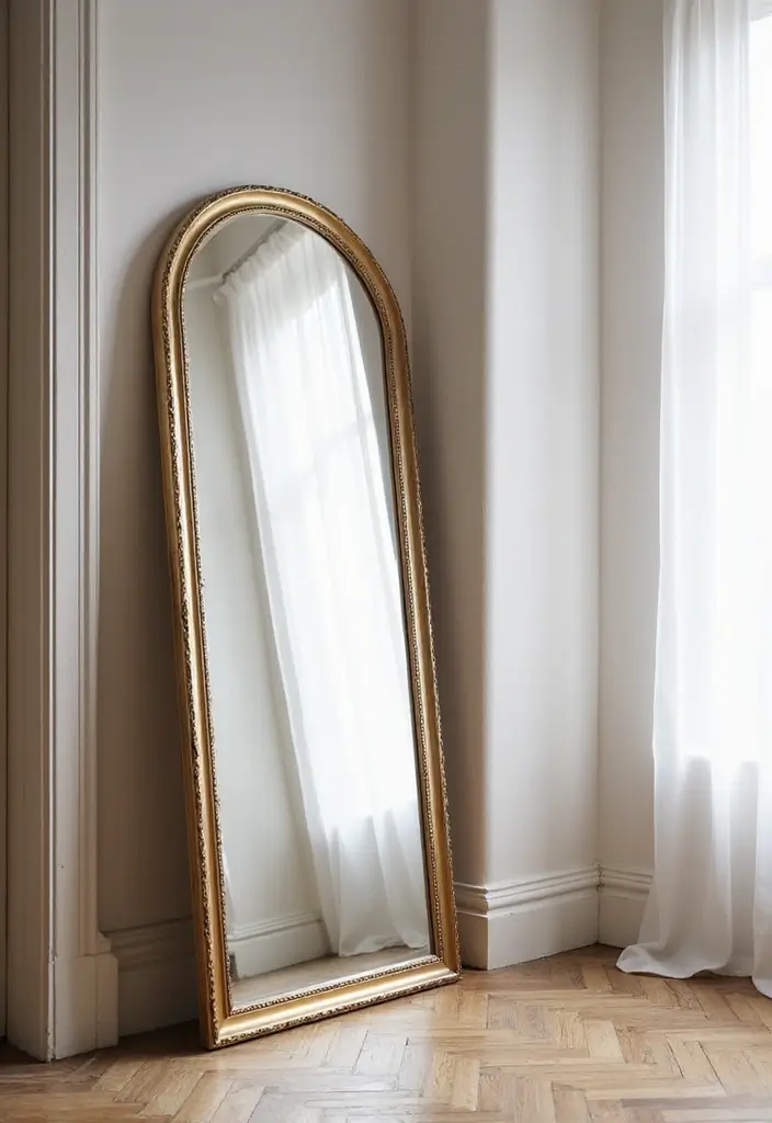 25 Mirror Wall Ideas To Brighten Up And Enlarge Any Room 64 25 Mirror Wall Ideas To Brighten Up And Enlarge Any Room - 10. Floor Mirrors to Expand Space