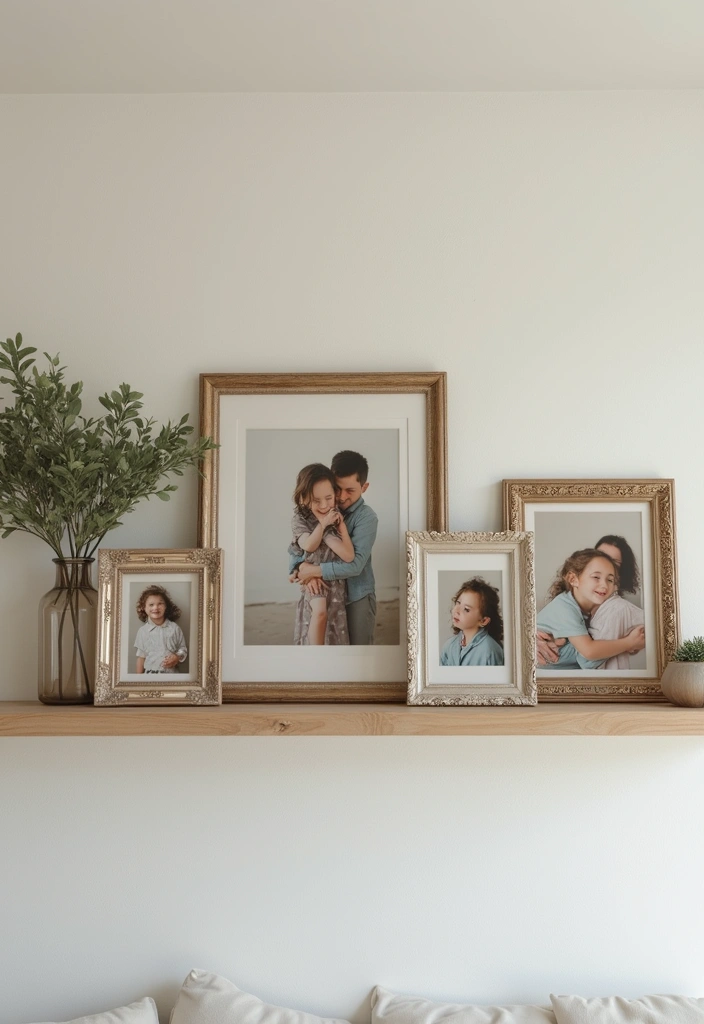 25 Mirror Wall Ideas To Brighten Up And Enlarge Any Room 78 25 Mirror Wall Ideas To Brighten Up And Enlarge Any Room - 12. Mirrored Frames for Personal Touches