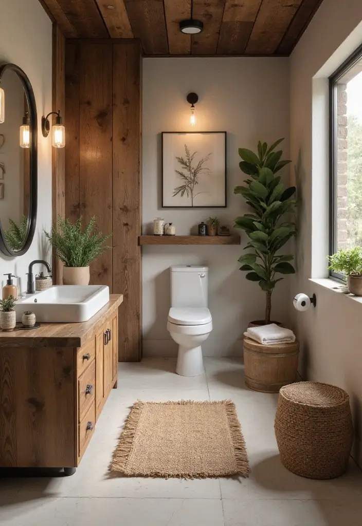 25 Modern Bathroom Ideas That Redefine Minimal and Sophisticated Design 1 25 Modern Bathroom Ideas That Redefine Minimal and Sophisticated Design - 1. Earthy Tones and Natural Materials