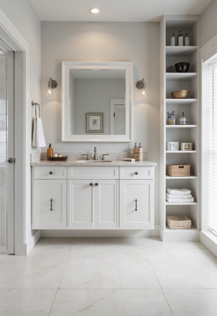 25 Modern Bathroom Ideas That Redefine Minimal and Sophisticated Design 27 25 Modern Bathroom Ideas That Redefine Minimal and Sophisticated Design - 5. Minimalist Storage Solutions