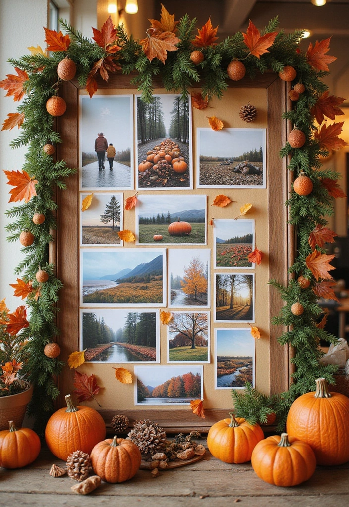 25 Picture Wall Ideas That Instantly Turn Blank Walls Into Art 85 25 Picture Wall Ideas That Instantly Turn Blank Walls Into Art - 13. Seasonal Display Board