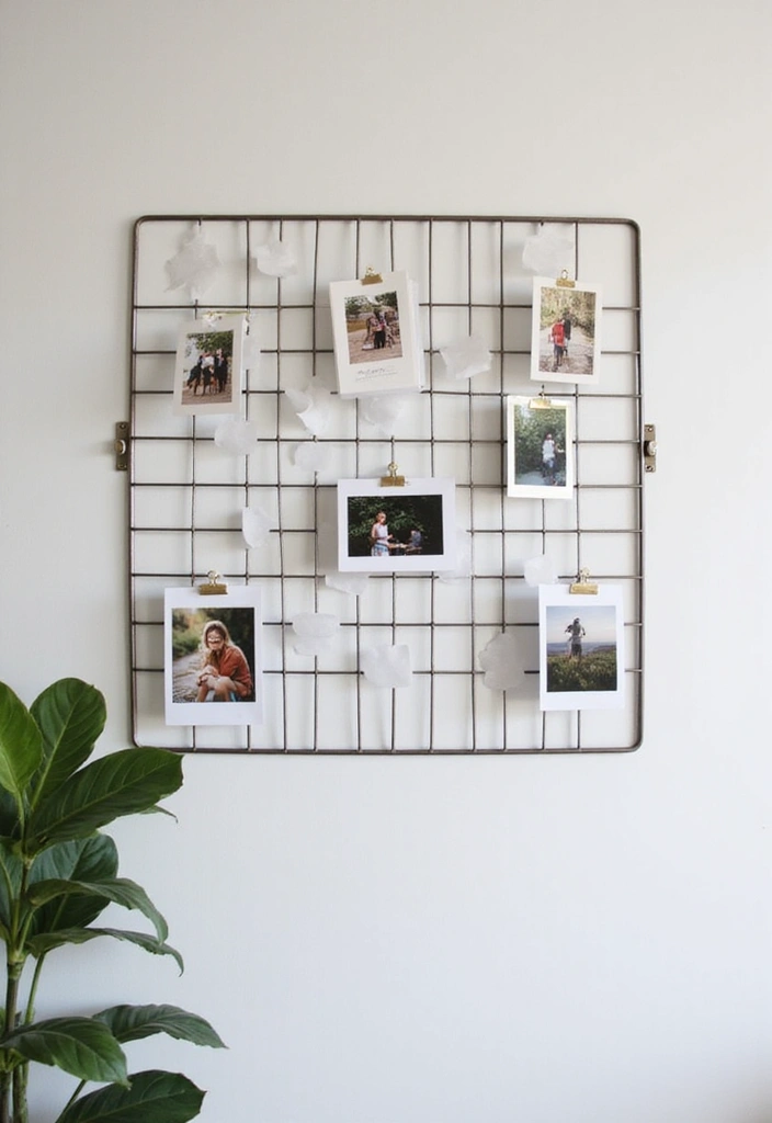 25 Picture Wall Ideas That Instantly Turn Blank Walls Into Art 92 25 Picture Wall Ideas That Instantly Turn Blank Walls Into Art - 14. Minimalist Wire Display