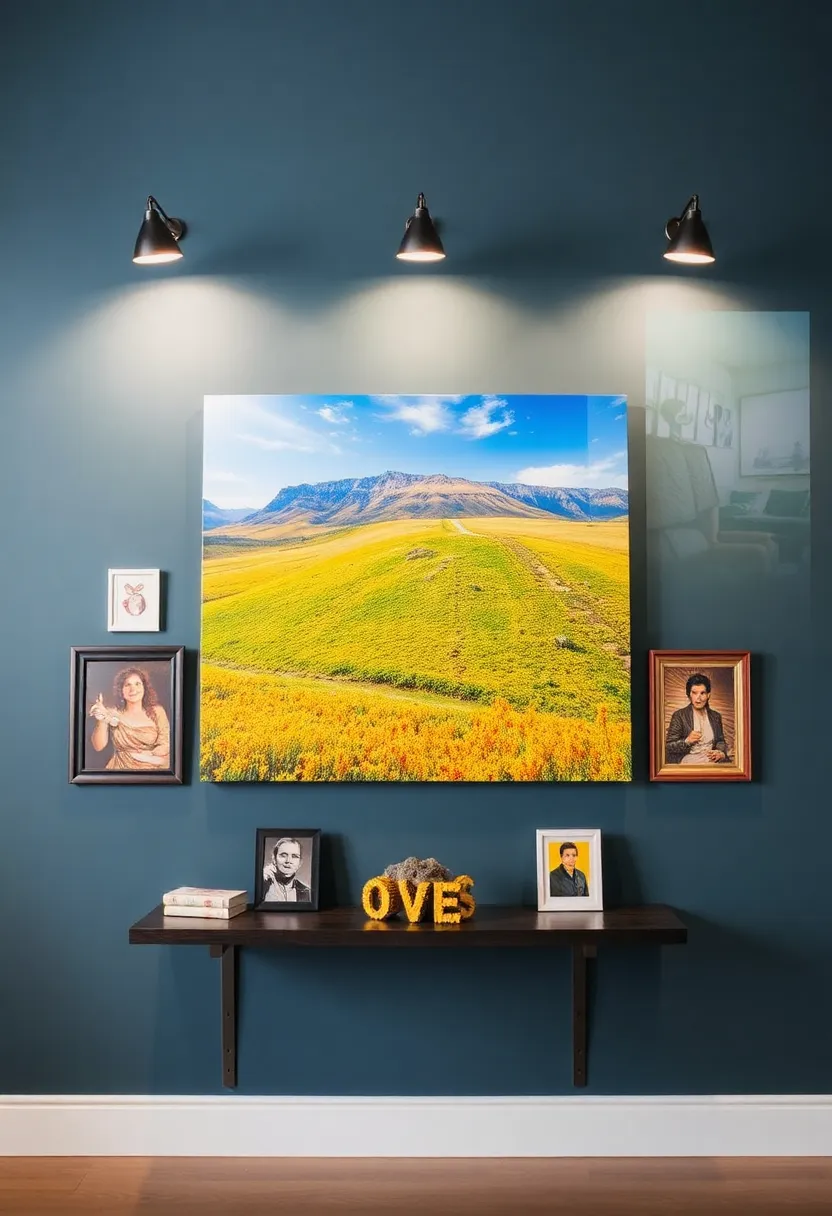 25 Picture Wall Ideas That Instantly Turn Blank Walls Into Art 106 25 Picture Wall Ideas That Instantly Turn Blank Walls Into Art - 16. Artistic Canvas Prints
