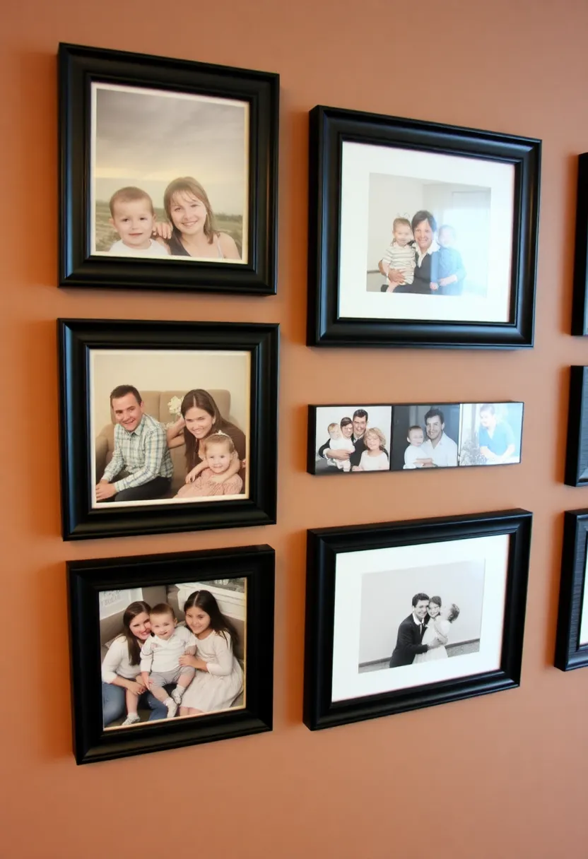 25 Picture Wall Ideas That Instantly Turn Blank Walls Into Art 113 25 Picture Wall Ideas That Instantly Turn Blank Walls Into Art - 17. Memories from Milestones